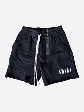 Amiri Black & White Core Logo Shorts